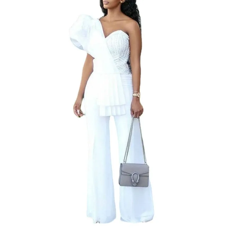 One Shoulder Jumpsuit Women Wide Leg Pants White Playsuit 2022 Summer New Fashion Patchwork Elegant Sexy Party Rompers Jumpsuit
One Shoulder Jumpsuit Women Wide Leg Pants White Playsuit 2022 Summer New Fashion Patchwork Elegant Sexy Party Rompers Jumpsuit