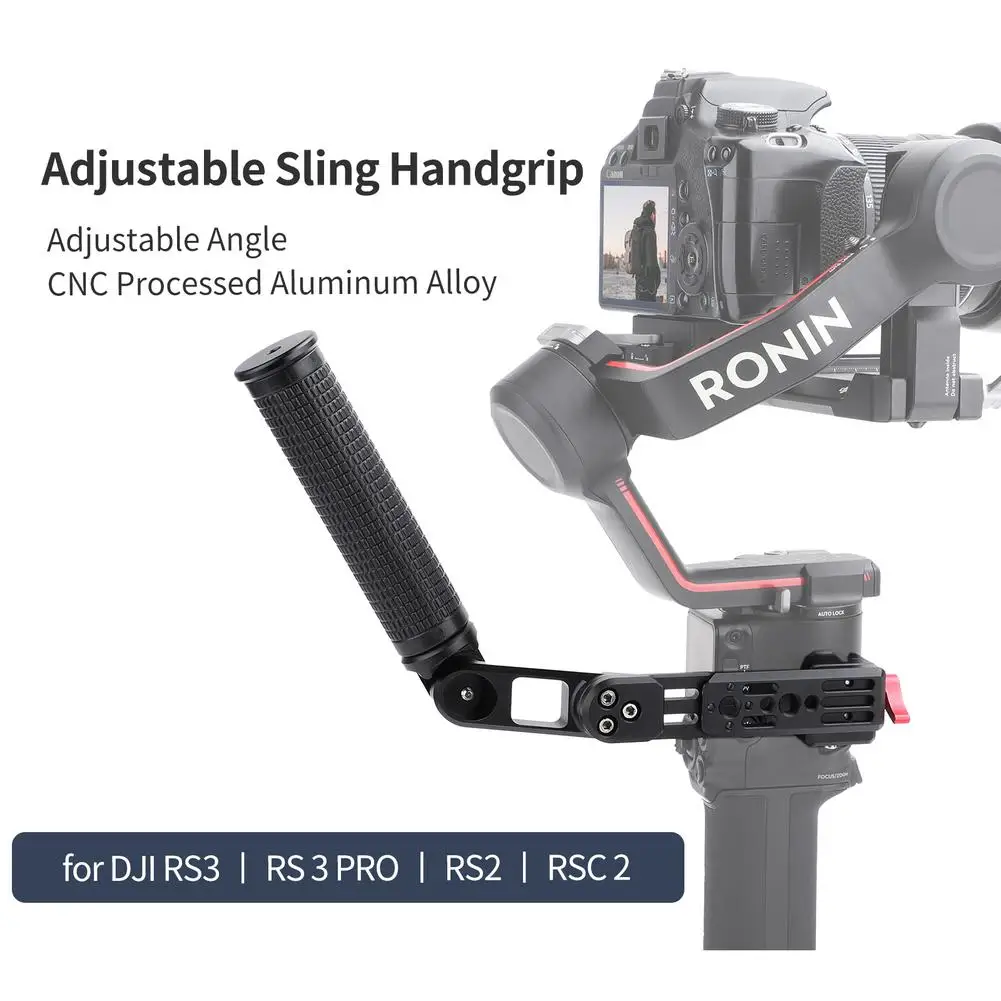 

Gimbal Stabilizer Handle Grip Adjustable Angle Handheld Extension Bracket Compatible For Ronin Rs3 Pro Rsc 2