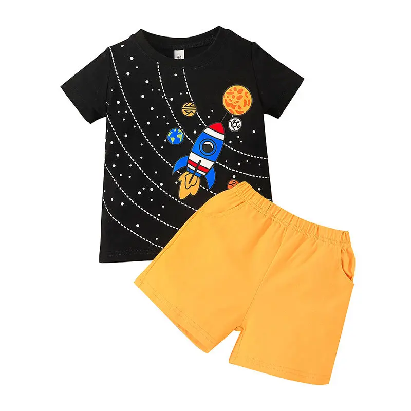 Boys clothing sets short-sleeved T-shirt suit summer children clothes shorts 2-piece suit
Boys clothing sets short-sleeved T-shirt suit summer children clothes shorts 2-piece suit