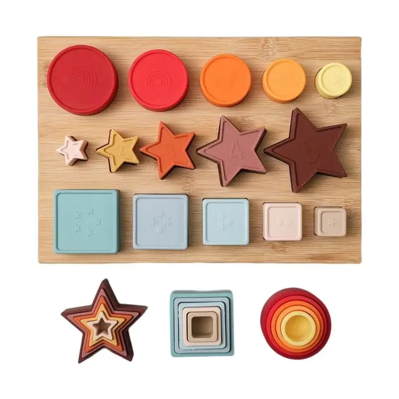 1Set Silicone Building Blocks Cartoon Toys For Children Montessori Geometric Shapes Soft Block Educational Toys Kid Teethers
1Set Silicone Building Blocks Cartoon Toys For Children Montessori Geometric Shapes Soft Block Educational Toys Kid Teethers