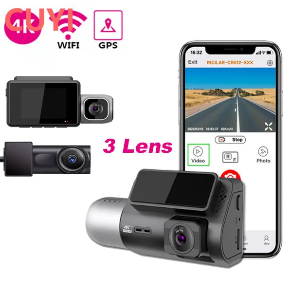 4k dashcam with wifi gps car dvr 3 camera mini 4k dash cam 3 lens front and rear inside 3 channel dash cam
4k dashcam with wifi gps car dvr 3 camera mini 4k dash cam 3 lens front and rear inside 3 channel dash cam