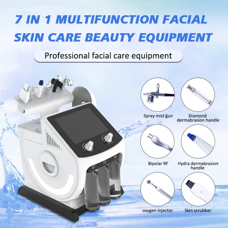 7 in 1 Hydradermabrasion RF Diamond Microdermabrasion Oxygen Spray PDT Mask Multifunction Facial Care Skin Rejuvenation Machine
7 in 1 Hydradermabrasion RF Diamond Microdermabrasion Oxygen Spray PDT Mask Multifunction Facial Care Skin Rejuvenation Machine