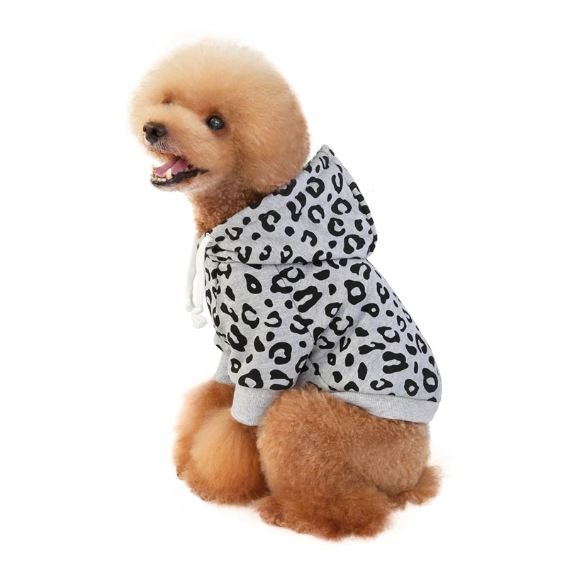Dog Hoodies Spring Autumn Hooded Clothes Pullover Fashion Leopard Print Sweatshirt For Small Medium Dog Poodle Corgi Pet Apparel
Dog Hoodies Spring Autumn Hooded Clothes Pullover Fashion Leopard Print Sweatshirt For Small Medium Dog Poodle Corgi Pet Apparel