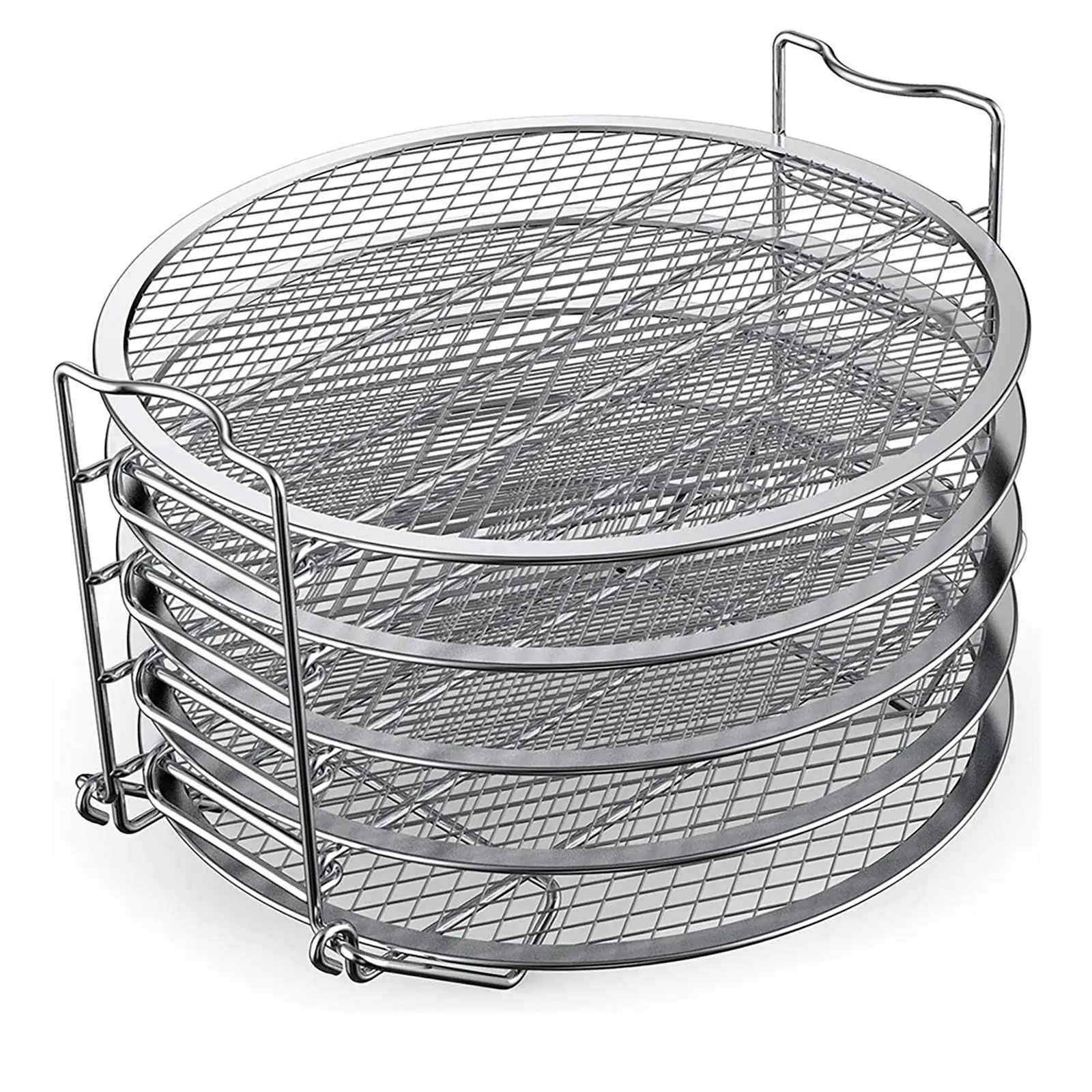 Stainless Steel Dehydrator Rack for Air Fryer – Make Delicious and Healthy Natural Food with 5 Stackable Layers!
Stainless Steel Dehydrator Rack for Air Fryer – Make Delicious and Healthy Natural Food with 5 Stackable Layers!