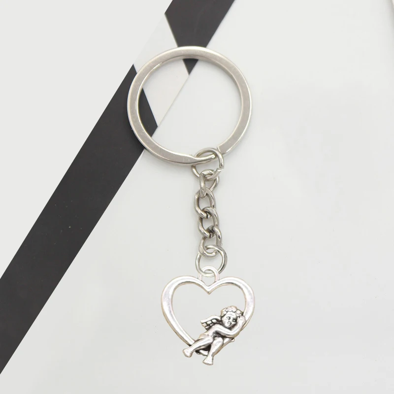 Simple Love Angel Pendant Keychain Fashion Cute Heart Angel Key Chain Versatile Women'S Men'S Girls Car Bag Jewelry Pendant
Simple Love Angel Pendant Keychain Fashion Cute Heart Angel Key Chain Versatile Women'S Men'S Girls Car Bag Jewelry Pendant