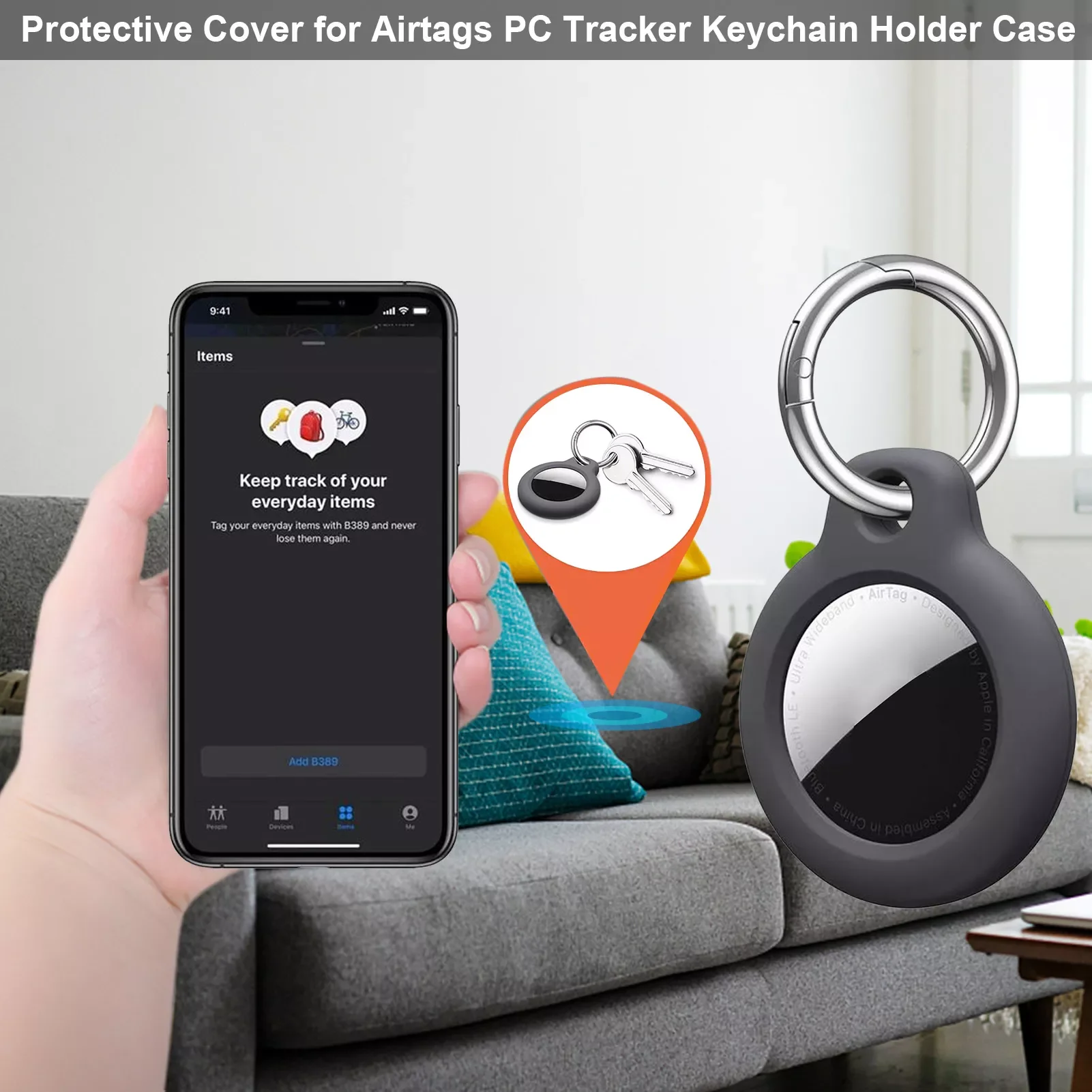 Protective Case For Airtags Protective Cover Air Tag Finder Tracker Anti-lost Device Keychain Arm Accessories
Protective Case For Airtags Protective Cover Air Tag Finder Tracker Anti-lost Device Keychain Arm Accessories