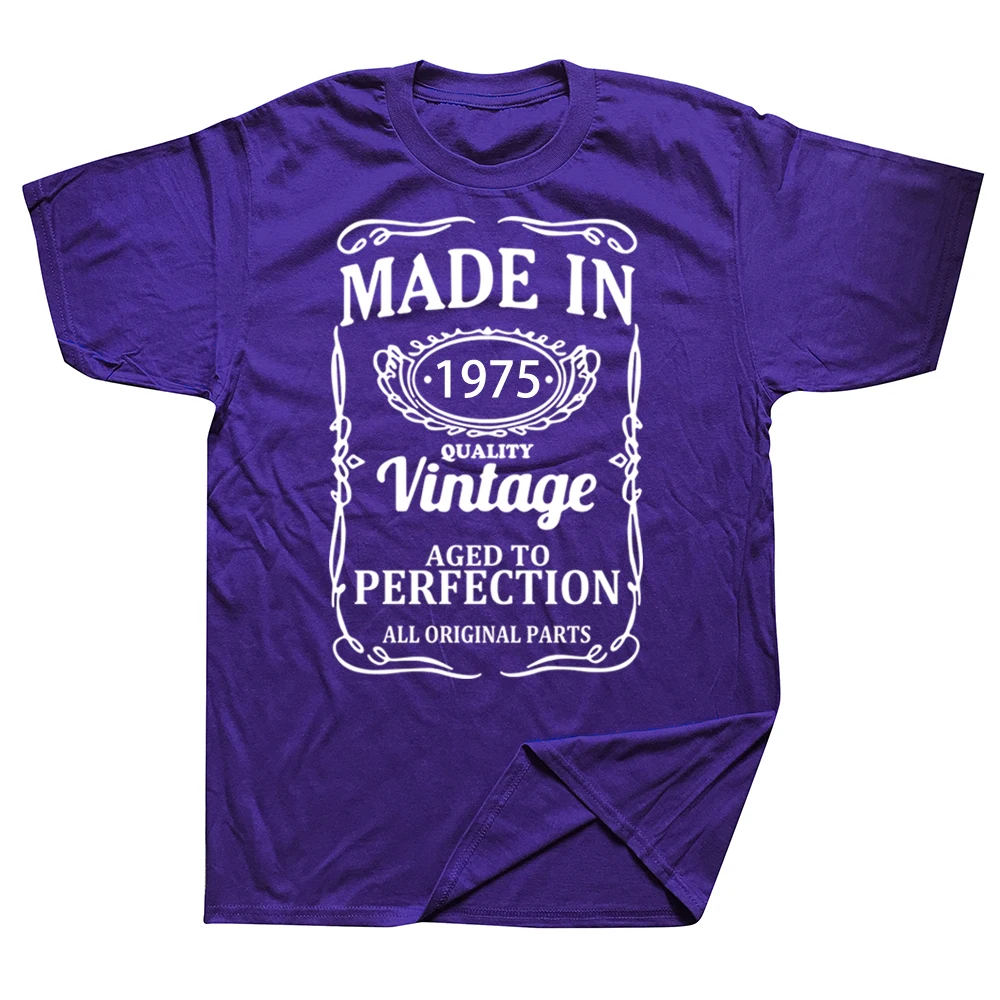 Made In 1975 T Shirt Birthday Gifts for Men Vintage 47th Limited Edition Graphic Black T-shirt Classic Short Sleeve
Made In 1975 T Shirt Birthday Gifts for Men Vintage 47th Limited Edition Graphic Black T-shirt Classic Short Sleeve