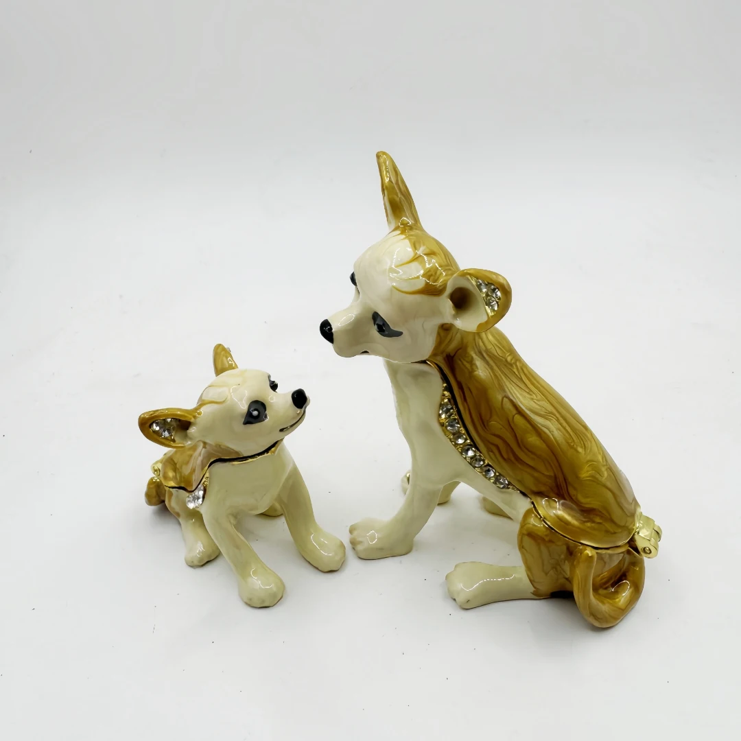 Креативная Шкатулка Для Украшений В Виде Чихуахуа, Декорированная Металлом, С Красочным Изображением Породы Собак
Креативная Шкатулка Для Украшений В Виде Чихуахуа, Декорированная Металлом, С Красочным Изображением Породы Собак