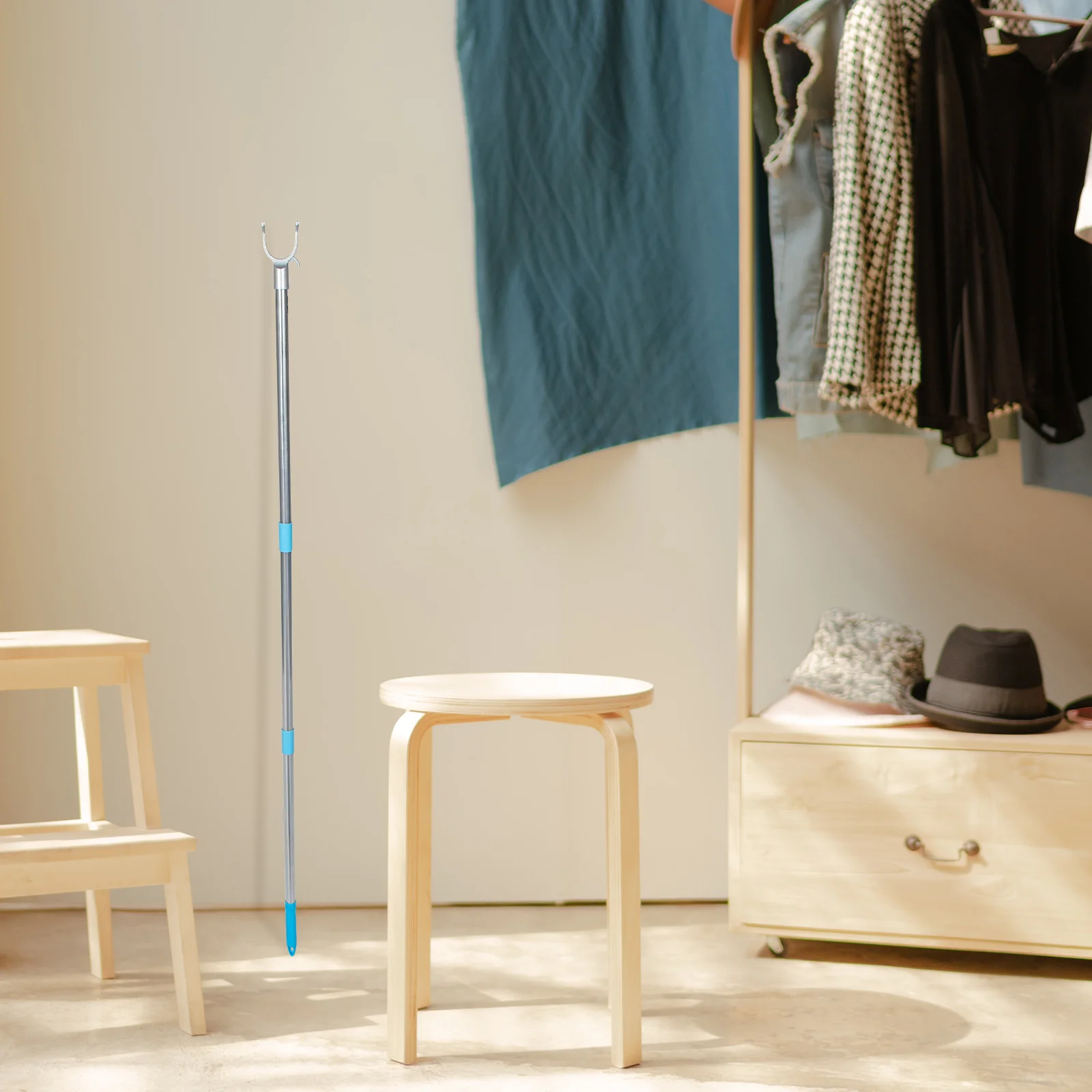 Pole Clothes Reach Rod Closet Hook Stick Clotheslineliving Room Retractable Garment Essentialsreaching Adjustable Prop Clothing
Pole Clothes Reach Rod Closet Hook Stick Clotheslineliving Room Retractable Garment Essentialsreaching Adjustable Prop Clothing