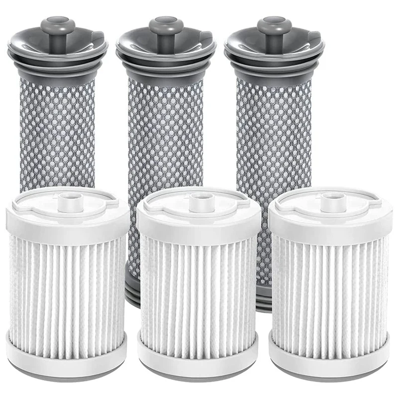 Replacement Filter Kit For Tineco A10/A11 Hero/Master, 3 Pack Pre Filters & 3 HEPA Filters
Replacement Filter Kit For Tineco A10/A11 Hero/Master, 3 Pack Pre Filters & 3 HEPA Filters