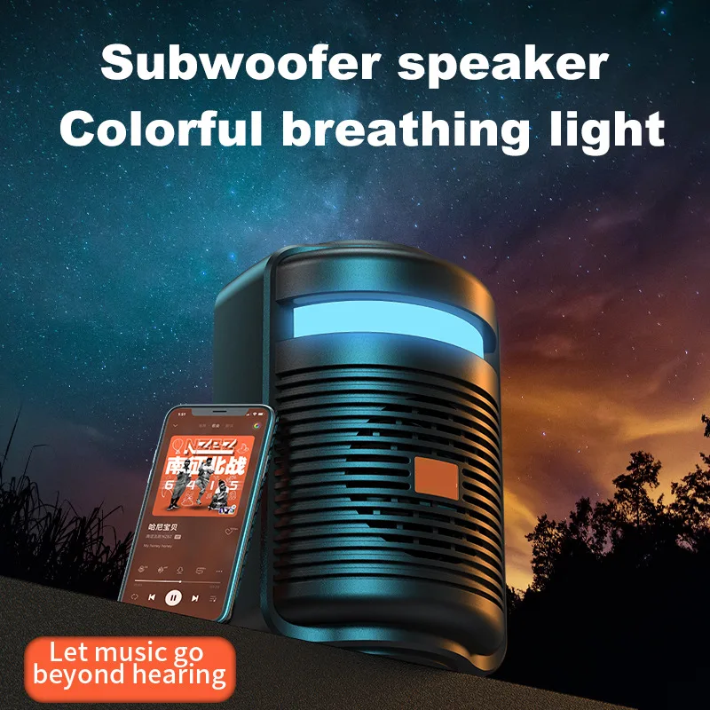 5.0 Bluetooth Speaker 1200mAh Wireless Portable Handheld Speaker Powerful 360° Surround Sound Outdoor Bass HIFI TF FM Radio
5.0 Bluetooth Speaker 1200mAh Wireless Portable Handheld Speaker Powerful 360° Surround Sound Outdoor Bass HIFI TF FM Radio