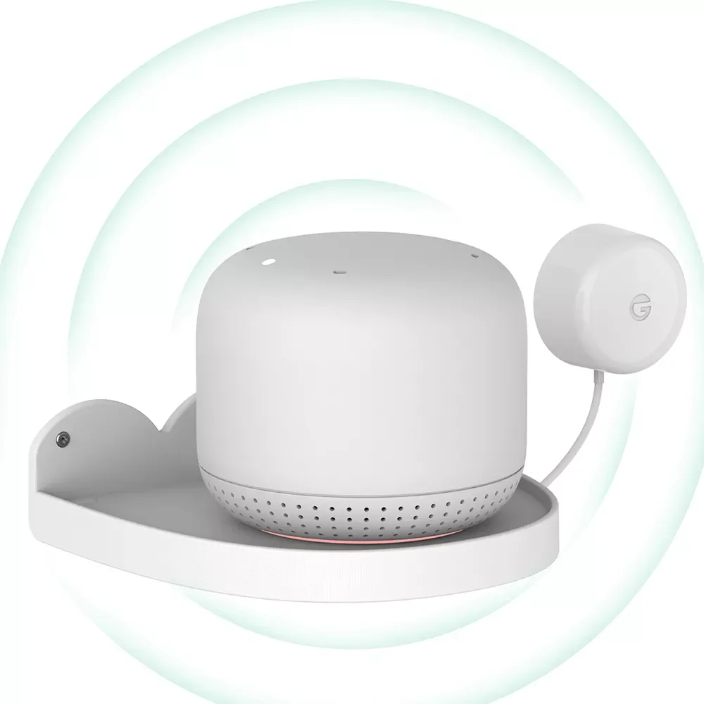 Wall-mounted Router Bracket Easy Installation Compatible with Google Nest Wifi Router point 2-generation Router bracket
Wall-mounted Router Bracket Easy Installation Compatible with Google Nest Wifi Router point 2-generation Router bracket