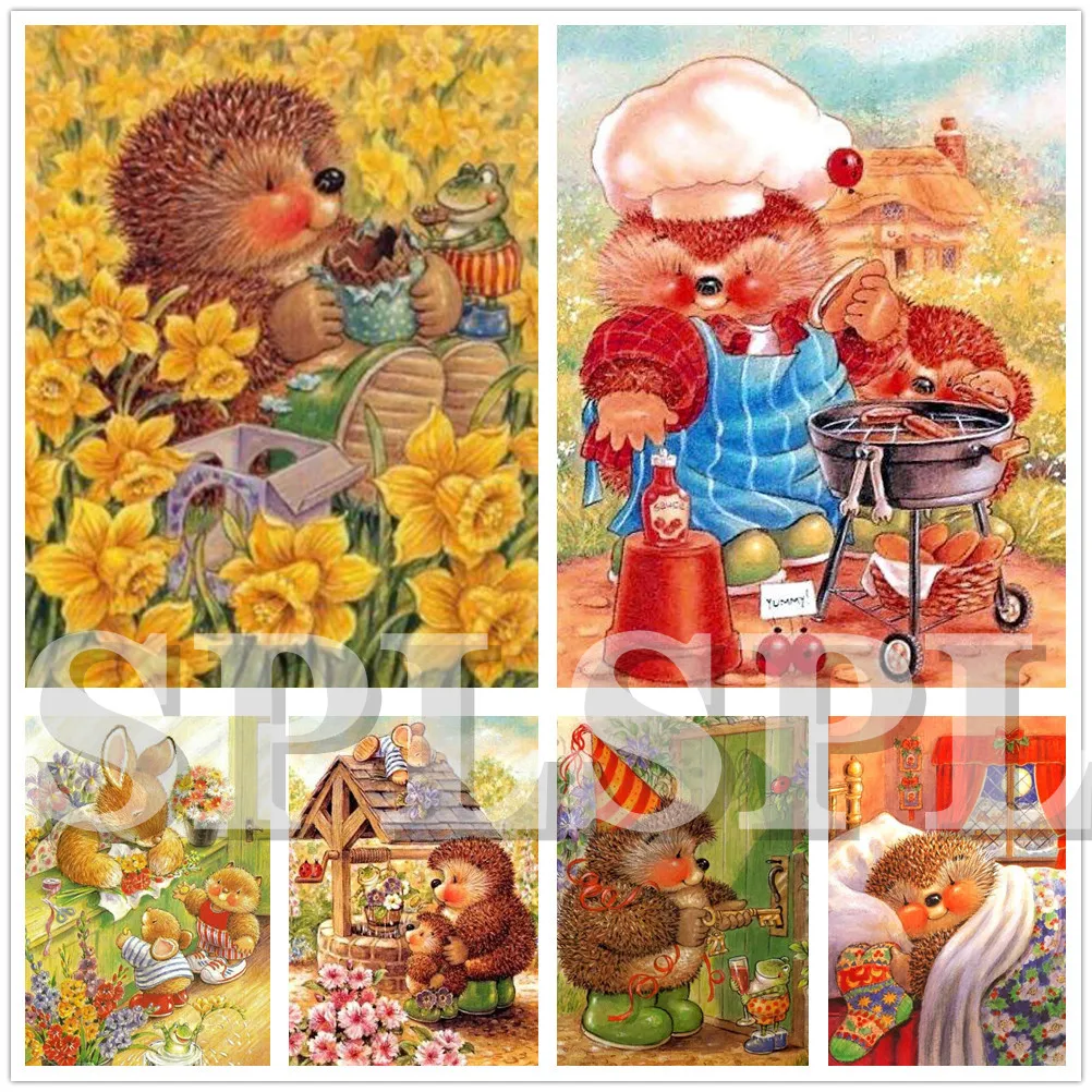 Full Drill Diamond Painting Animals Hedgehog 5D Diy Cartoon Diamond Embroidery Cross Stitch Mosaic Art Home Decor Stickers
Full Drill Diamond Painting Animals Hedgehog 5D Diy Cartoon Diamond Embroidery Cross Stitch Mosaic Art Home Decor Stickers