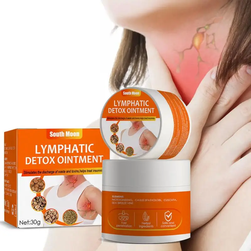 1 PCS Lymphatic Drainage Cream 30g With Natural Herbal Extracts Lymph Node Cream For Anti-Swelling Armpit Neck Ear Legs Lymph
1 PCS Lymphatic Drainage Cream 30g With Natural Herbal Extracts Lymph Node Cream For Anti-Swelling Armpit Neck Ear Legs Lymph