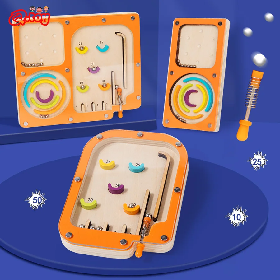 Children Montessori Toys Wooden Maze Board Game Early Learning Education Logical Thinking Table Game Fine Motor Skill Training 
Children Montessori Toys Wooden Maze Board Game Early Learning Education Logical Thinking Table Game Fine Motor Skill Training