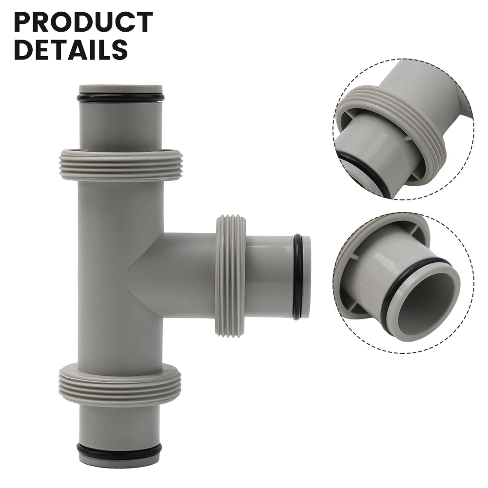 Connector Adapter Dual Split For Intex Parts Hose Plunger Valve Pool Pumps Rubber O-rings T-connector High Quality
Connector Adapter Dual Split For Intex Parts Hose Plunger Valve Pool Pumps Rubber O-rings T-connector High Quality