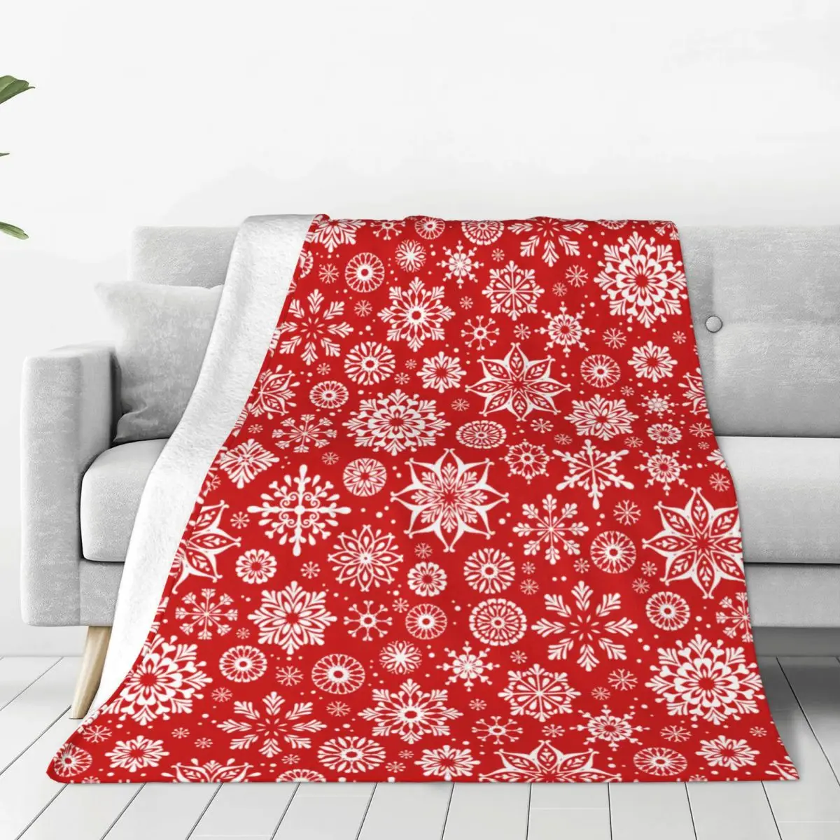 Christmas Snowflake Pattern Blanket Flannel New Year Lightweight Thin Throw Blankets for Bed Bedspread
Christmas Snowflake Pattern Blanket Flannel New Year Lightweight Thin Throw Blankets for Bed Bedspread