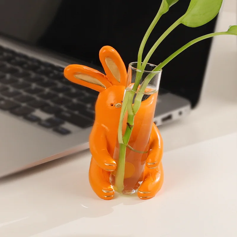 Resin Small Animal Hydroponic Flower Arrangement Vase Decoration Living Room Porch Home Decoration Desktop Decoration Tools
Resin Small Animal Hydroponic Flower Arrangement Vase Decoration Living Room Porch Home Decoration Desktop Decoration Tools