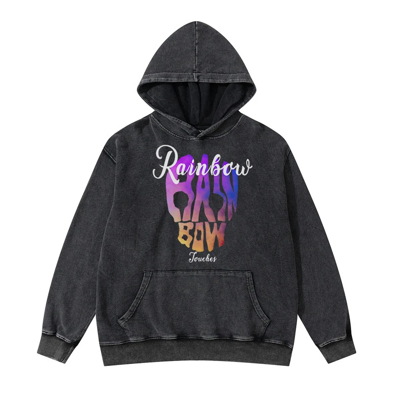 Colorich Hooded Sweatshirts Fashion Design Printed Acid Wash Cotton Tidal Current Comfortable Occident Stylish Clothing
Colorich Hooded Sweatshirts Fashion Design Printed Acid Wash Cotton Tidal Current Comfortable Occident Stylish Clothing