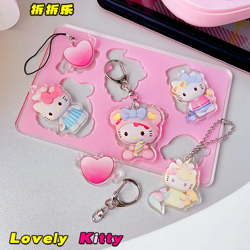 Sanrio Anime HelloKitty Dismantling Music Pendant Cute Cartoon Kuromi Pom Pom Purin DIY Acrylic Keychain Backpack Pendant
Sanrio Anime HelloKitty Dismantling Music Pendant Cute Cartoon Kuromi Pom Pom Purin DIY Acrylic Keychain Backpack Pendant