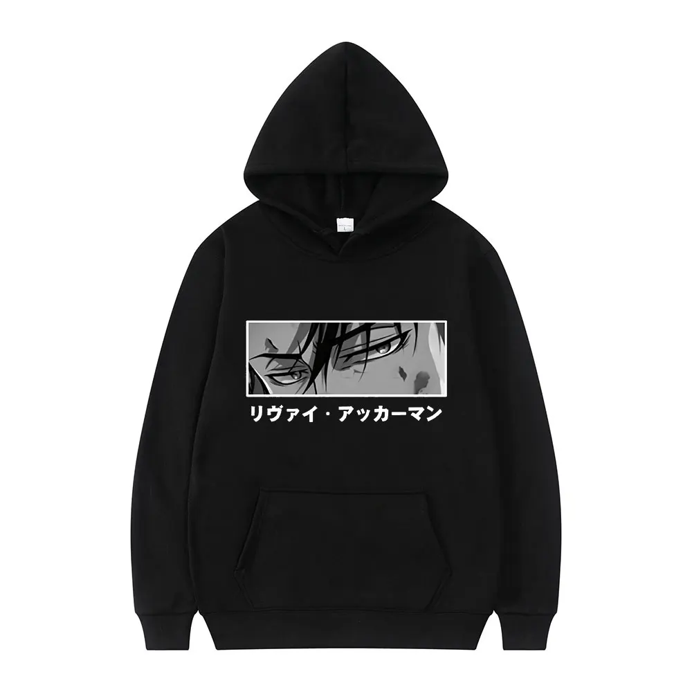Anime Attack on Titan Levi Ackerman Eye Classic Comic Print Winter Long Sleeve Simple Design Casual Loose Men Hoodie Oversized
Anime Attack on Titan Levi Ackerman Eye Classic Comic Print Winter Long Sleeve Simple Design Casual Loose Men Hoodie Oversized