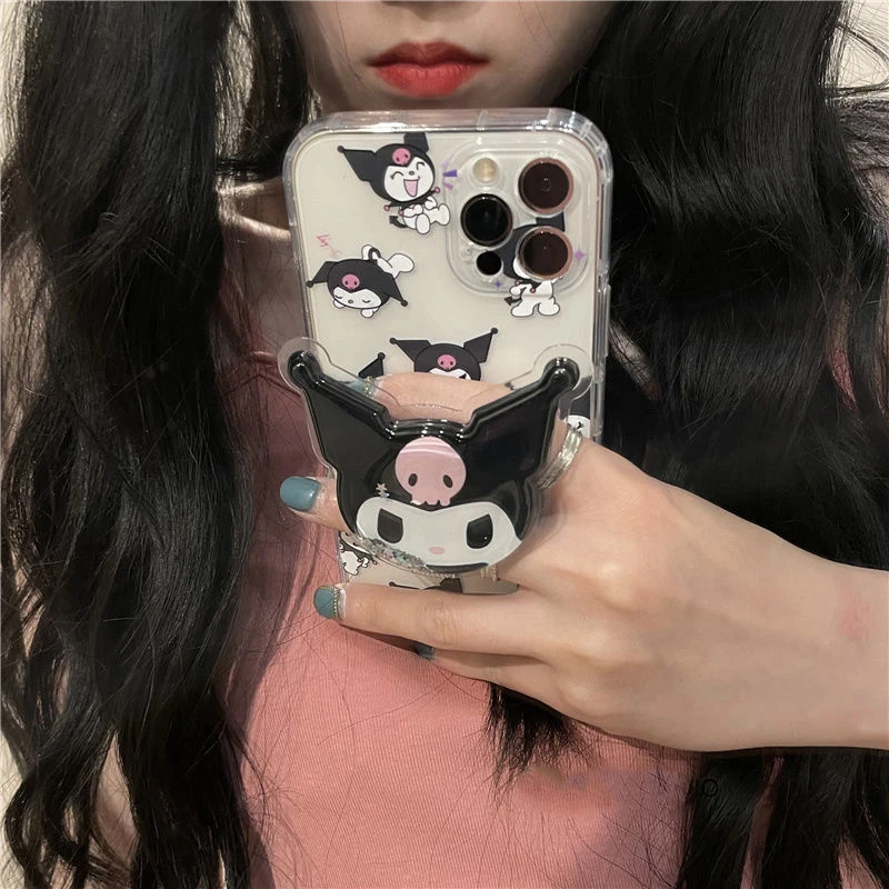 Sanrio мультфильм Kuromi Печатный Прозрачный чехол для телефона с держателем для Iphone 11Pro1213Promax14Plus полный пакет силиконовый анти падение
Sanrio мультфильм Kuromi Печатный Прозрачный чехол для телефона с держателем для Iphone 11Pro1213Promax14Plus полный пакет силиконовый анти падение