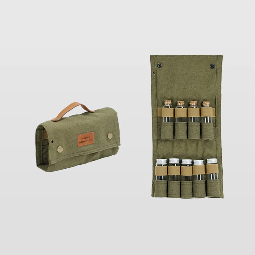 9pcs Flasks With Foldable Bag Picnic Container Seasoning Pepper Camping Condiment Jar Storage Pouch Pocket Outdoor Backpacking
9pcs Flasks With Foldable Bag Picnic Container Seasoning Pepper Camping Condiment Jar Storage Pouch Pocket Outdoor Backpacking