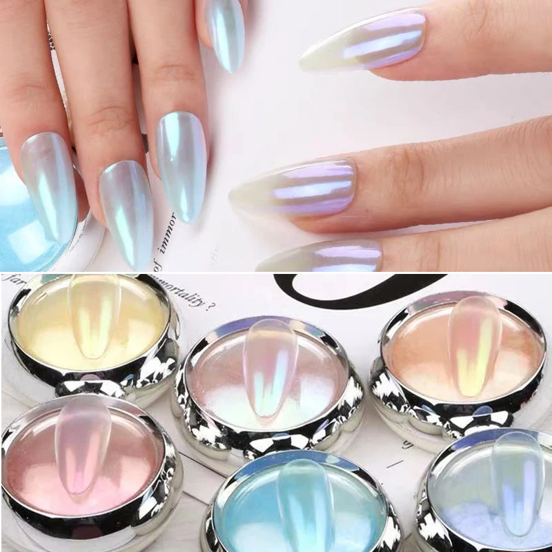 6 Colors Holographics Laser Aurora Solid Mirror Nail Glitter Powder Nails UV Gel Polish Pigment Nail Art Decorations Accessories
6 Colors Holographics Laser Aurora Solid Mirror Nail Glitter Powder Nails UV Gel Polish Pigment Nail Art Decorations Accessories