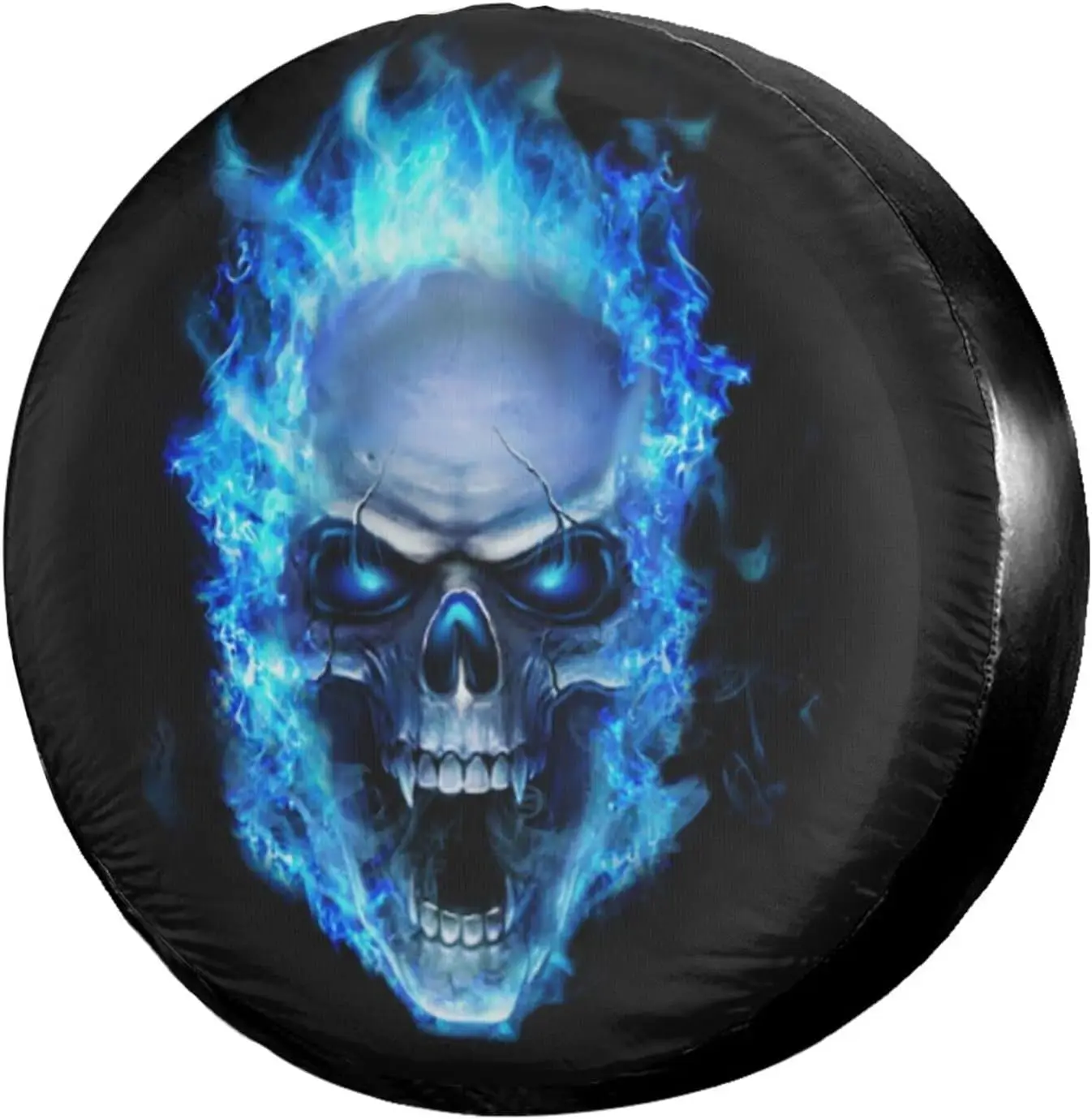 Blue Fire Skull Spare Tire Cover Weatherproof Dust-Proof Tire Universal Covers Fit for Truck SUV Motorhome Travel Trailer
Blue Fire Skull Spare Tire Cover Weatherproof Dust-Proof Tire Universal Covers Fit for Truck SUV Motorhome Travel Trailer
