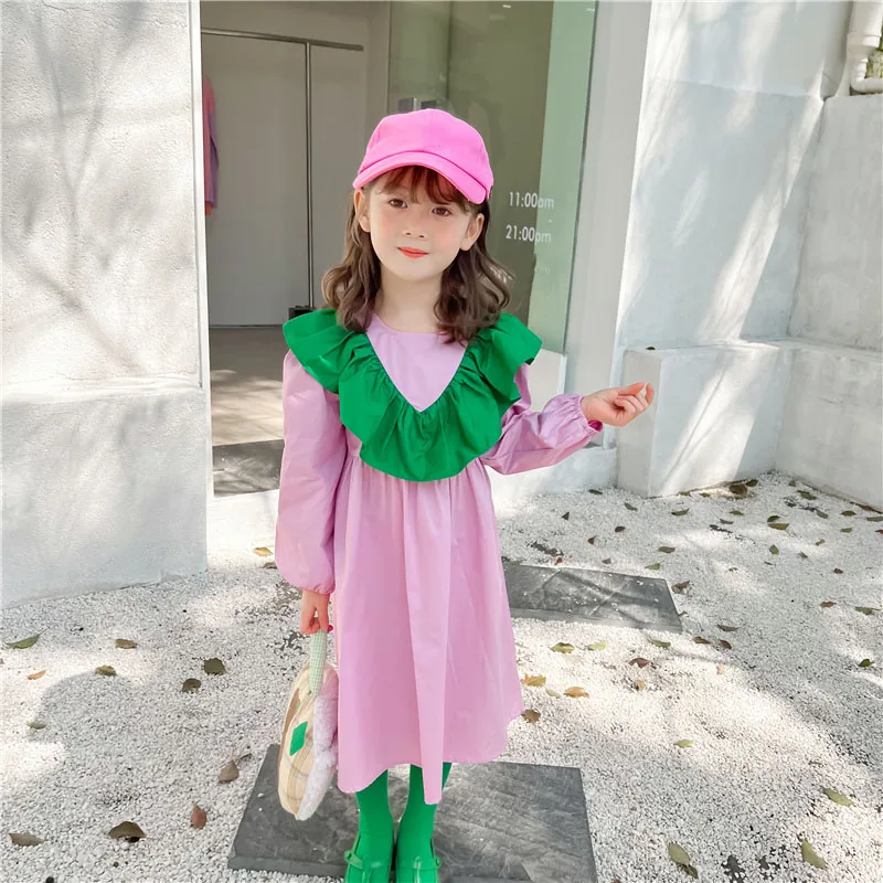 Pink Dress For Kids Girls Long Sleeve Dresses Toddler 1 To 7 Years Old Children Clothes Ruffles Princess Dress Costumes Spring 
Pink Dress For Kids Girls Long Sleeve Dresses Toddler 1 To 7 Years Old Children Clothes Ruffles Princess Dress Costumes Spring