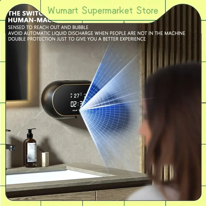 Electric Liquid Foam Machine Smart Hand Sanitizer Touchless Wall-mounted Soap Dispenser Kitchen Accessories Tools Automatic Usb 
Electric Liquid Foam Machine Smart Hand Sanitizer Touchless Wall-mounted Soap Dispenser Kitchen Accessories Tools Automatic Usb