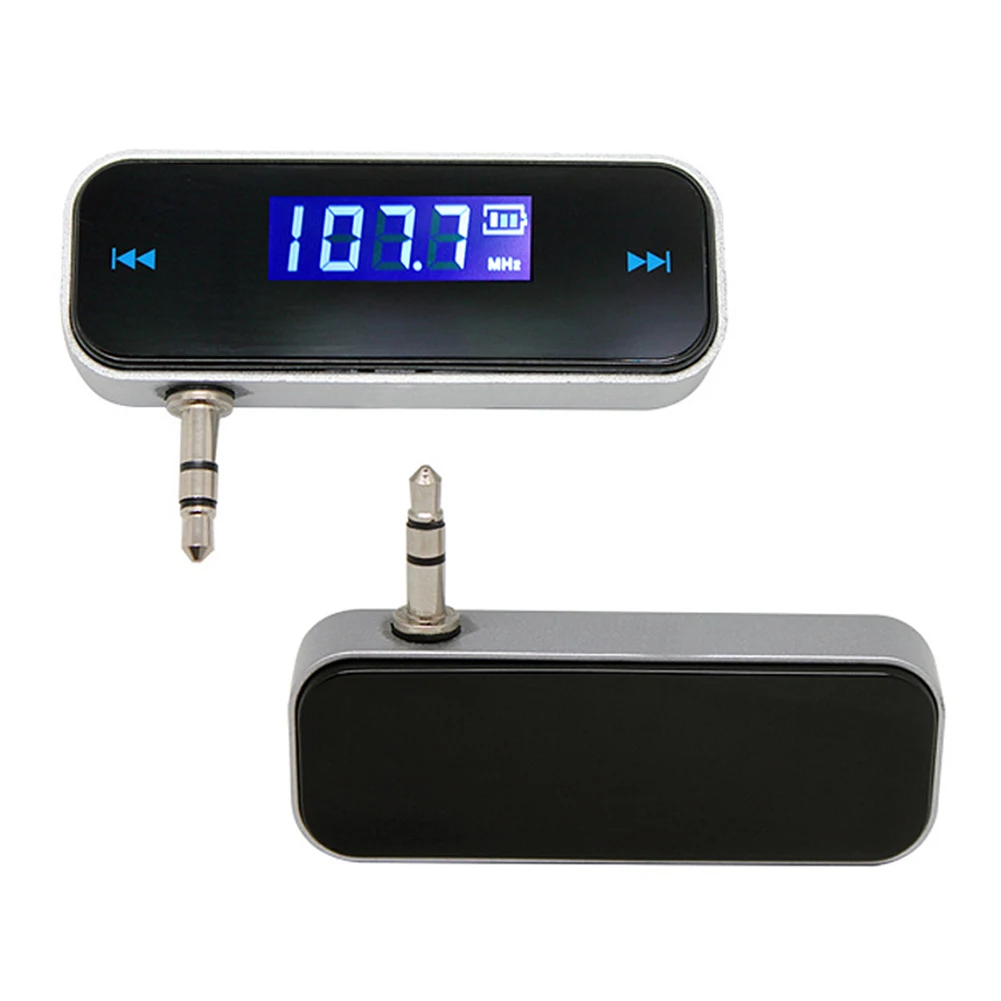 LCD 3.5mm Music Audio FM Transmitter Mini Wireless In-car Transmitter Car Mp3 Transmitter For IPhone For Samsung IPad
LCD 3.5mm Music Audio FM Transmitter Mini Wireless In-car Transmitter Car Mp3 Transmitter For IPhone For Samsung IPad