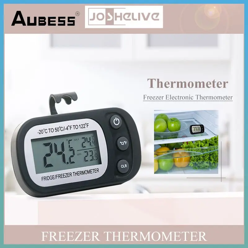 Lcd Electronic Thermometer Digital Thermometer Waterproof Fridge Freezer Hanging Refrigerator Thermometer Large Screen Precision
Lcd Electronic Thermometer Digital Thermometer Waterproof Fridge Freezer Hanging Refrigerator Thermometer Large Screen Precision