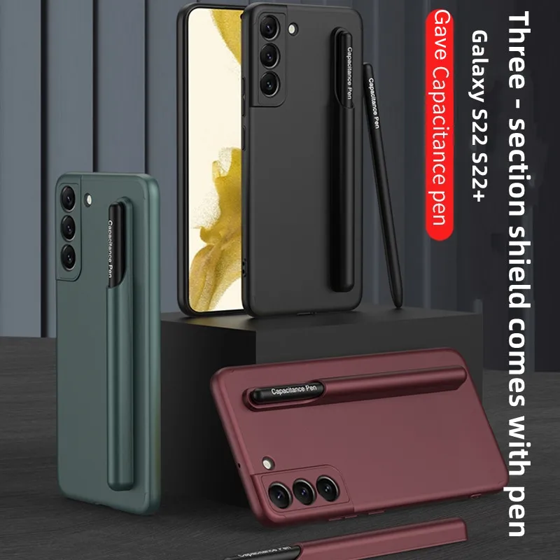 With Capacitance Pen Case For Samsung Galaxy S22 Plus With Pen Slot Shockproof Pc Plain S22 Case Wireless Charging Funda Season
With Capacitance Pen Case For Samsung Galaxy S22 Plus With Pen Slot Shockproof Pc Plain S22 Case Wireless Charging Funda Season