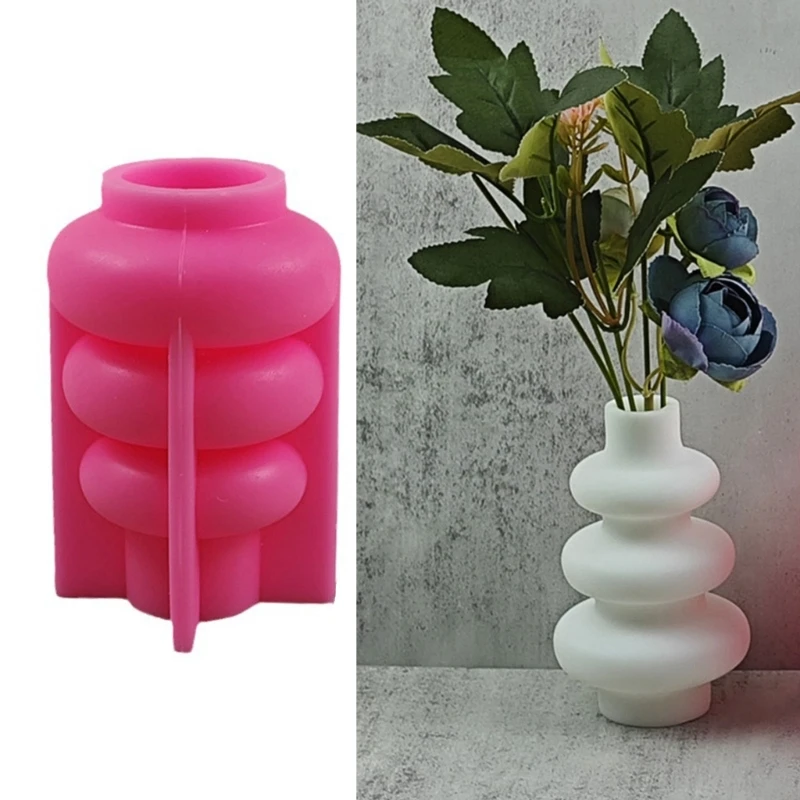 M2EA Donuts Ring Vase Mold Bottle Gypsum Silicone Mold Desktop Decoration Making Tool
M2EA Donuts Ring Vase Mold Bottle Gypsum Silicone Mold Desktop Decoration Making Tool