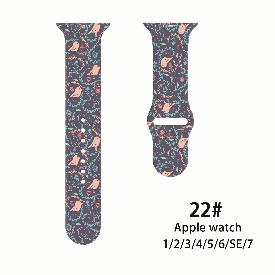 For Apple Watch Band 44MM 42MM 40MM 45MM 38MM 49MM 41MM Silicone Animal Floral Print Bracelet Band For iWatch SE S8 7 6 5 4 3
For Apple Watch Band 44MM 42MM 40MM 45MM 38MM 49MM 41MM Silicone Animal Floral Print Bracelet Band For iWatch SE S8 7 6 5 4 3