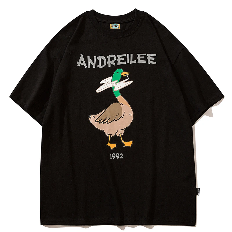 Hip Hop Harajuku T-Shirt Streetwear Anime Duck Graphic T Shirt 2022 Men Cotton Casual Tshirt Summer Short Sleeve Tops Tees 
Hip Hop Harajuku T-Shirt Streetwear Anime Duck Graphic T Shirt 2022 Men Cotton Casual Tshirt Summer Short Sleeve Tops Tees