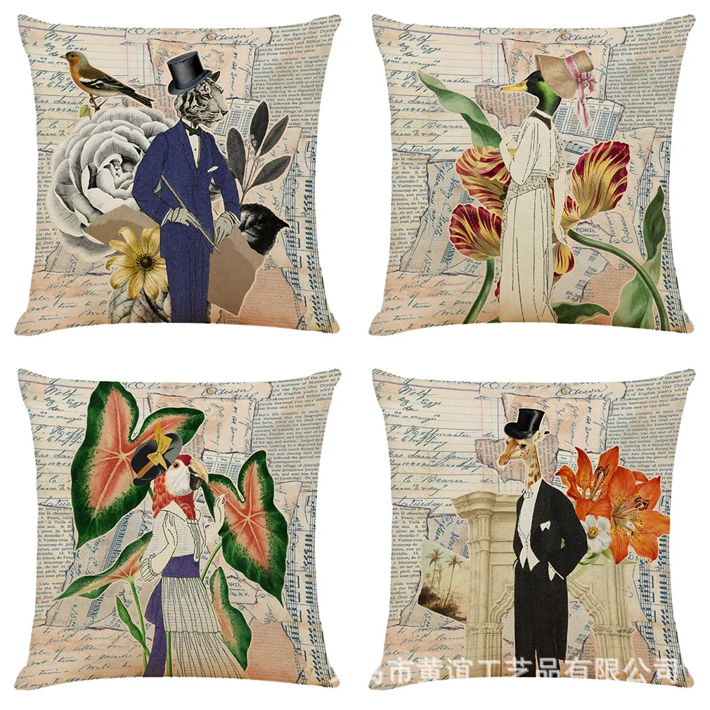VINTAGE Book and Animal Cotton Linen Pillow Case Flower Tiger Pillowcases for Pillows Decorative Cushions for Elegant Sofa Bed
VINTAGE Book and Animal Cotton Linen Pillow Case Flower Tiger Pillowcases for Pillows Decorative Cushions for Elegant Sofa Bed