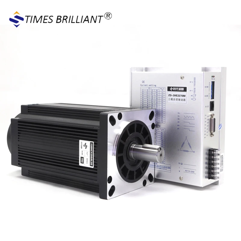 China factory 130mm 3phase Nema 51 35Nm high torque Stepper Motor with Digital motor Driver 7.2A for cnc machine
China factory 130mm 3phase Nema 51 35Nm high torque Stepper Motor with Digital motor Driver 7.2A for cnc machine