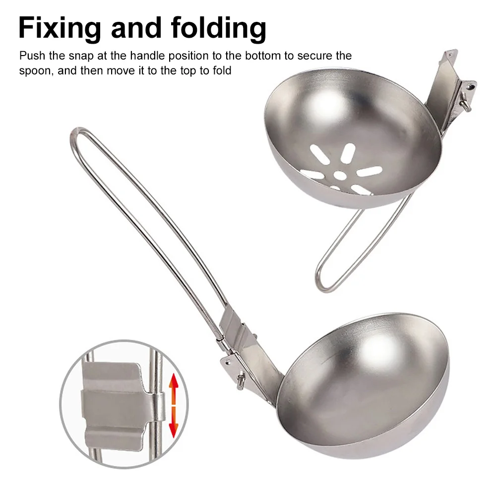 Camping Cooking Utensils Camp Utensils Folding Kitchen Cooking Utensils Stainless Steel Skimmer Slotted Spoon Baking Tableware
Camping Cooking Utensils Camp Utensils Folding Kitchen Cooking Utensils Stainless Steel Skimmer Slotted Spoon Baking Tableware