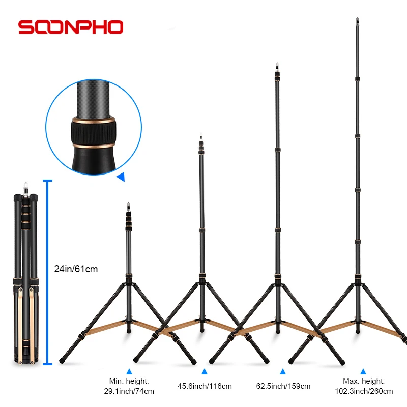 Штатив soonphone LS255C LS285C 200 см 270 см из углеродного волокна для фотостудии, софтбокс, фотовспышка
Штатив soonphone LS255C LS285C 200 см 270 см из углеродного волокна для фотостудии, софтбокс, фотовспышка