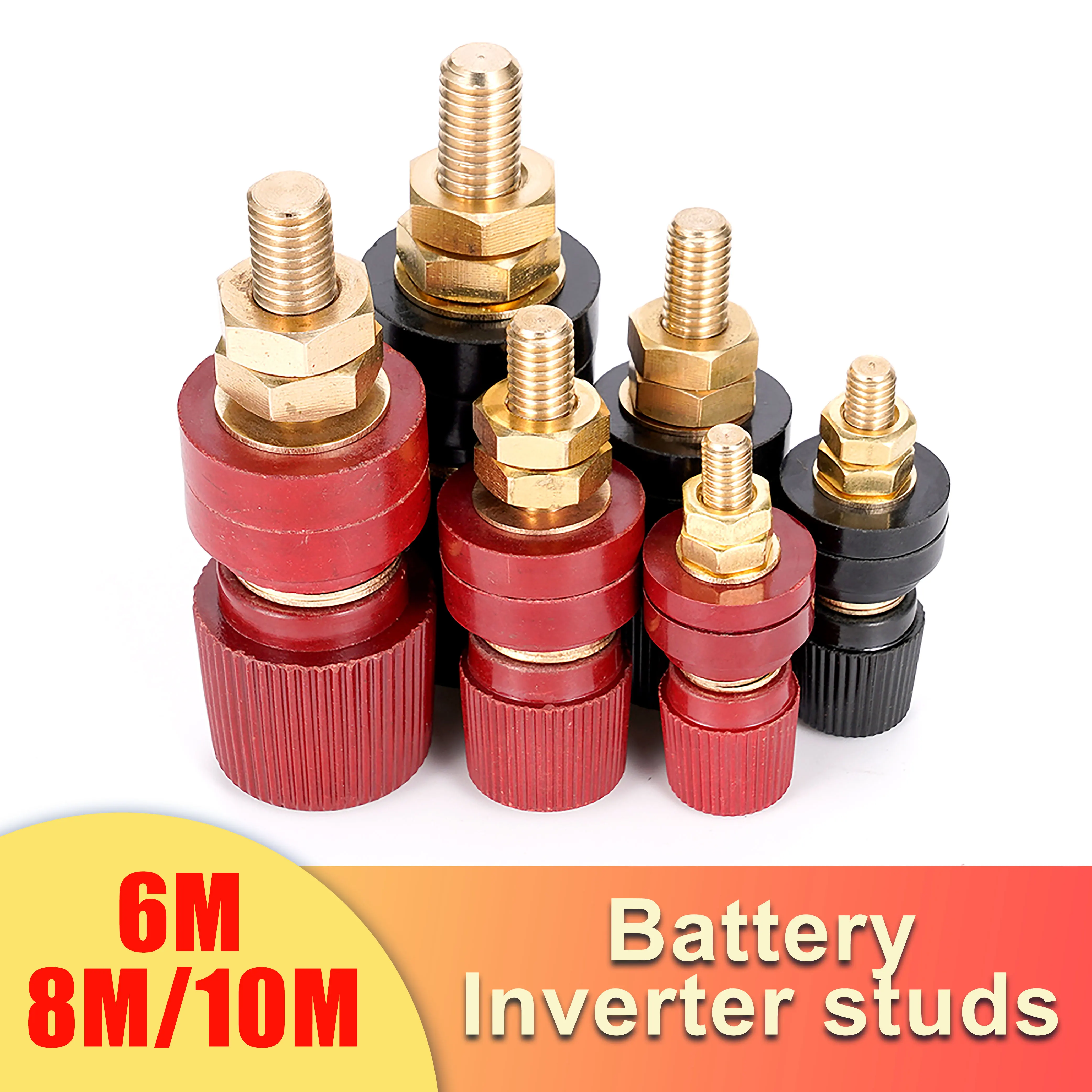 Power Terminal Stud M6 M8 M10 Brass Battery Wiring Bolt Panel Wiring Studs 333 555 Series Copper Bolts And Screws Universal
Power Terminal Stud M6 M8 M10 Brass Battery Wiring Bolt Panel Wiring Studs 333 555 Series Copper Bolts And Screws Universal