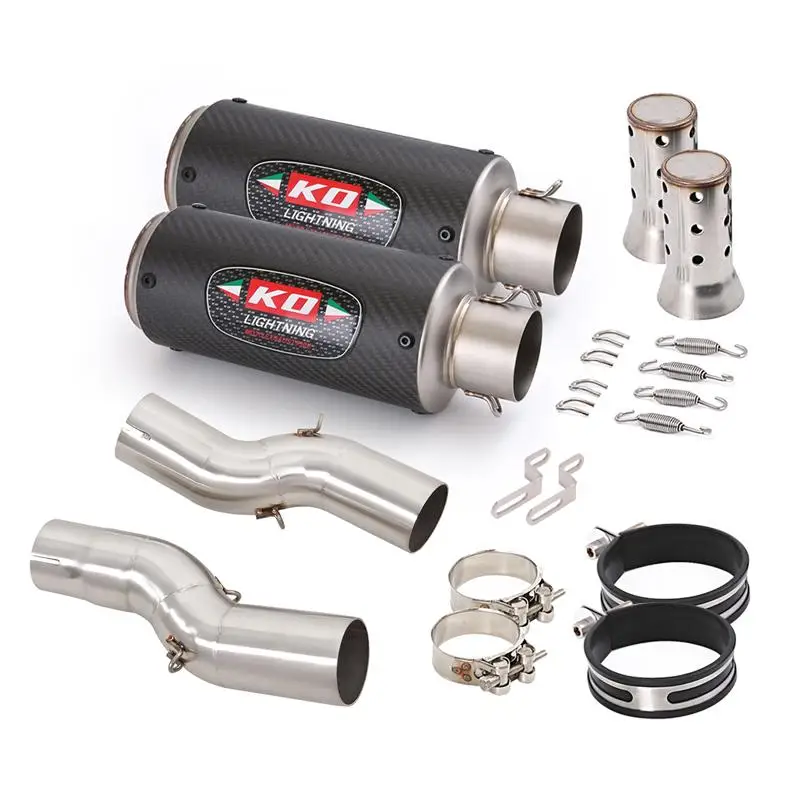 For SUZUKI GSXR1300 2021-2023 Left Right Mid Connect Pipe Motorcycle Exhuast System Slip On 51mm Muffler Escape With DB Killer
For SUZUKI GSXR1300 2021-2023 Left Right Mid Connect Pipe Motorcycle Exhuast System Slip On 51mm Muffler Escape With DB Killer