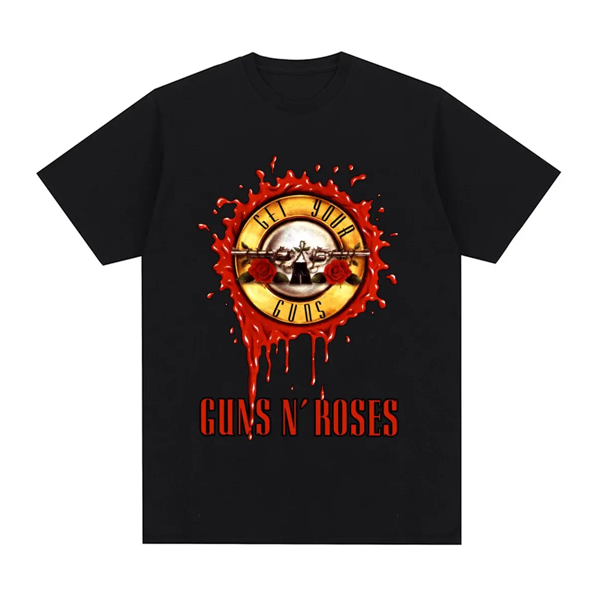 Guns N Roses Bullet Logo Vintage Black T-shirt Cotton Men T shirt New Tee Tshirt Womens Tops
Guns N Roses Bullet Logo Vintage Black T-shirt Cotton Men T shirt New Tee Tshirt Womens Tops