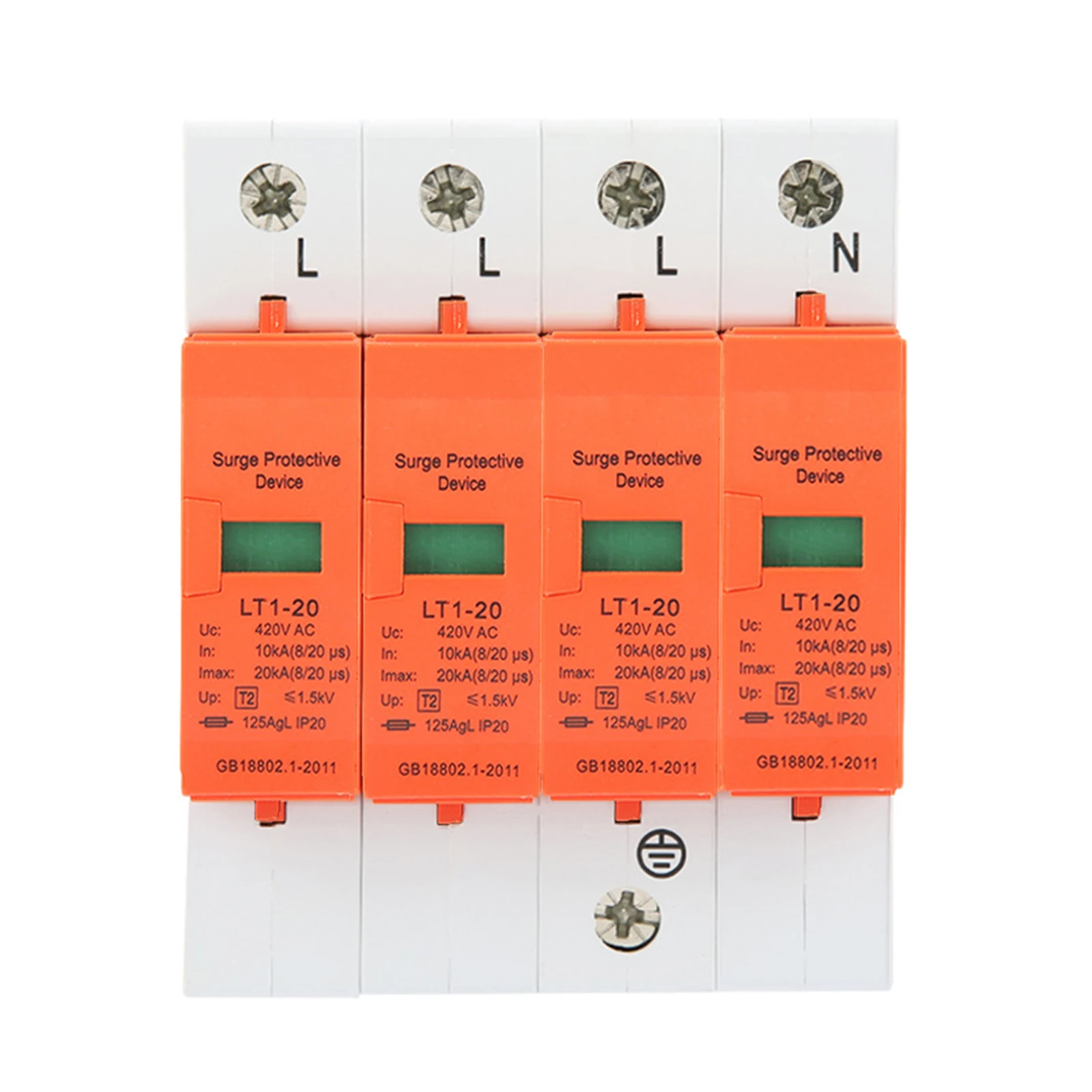 AC Surge Protection 4P Poles AC420V Failure Indication Fast Response Household Appliance Lightnings Protection:
AC Surge Protection 4P Poles AC420V Failure Indication Fast Response Household Appliance Lightnings Protection: