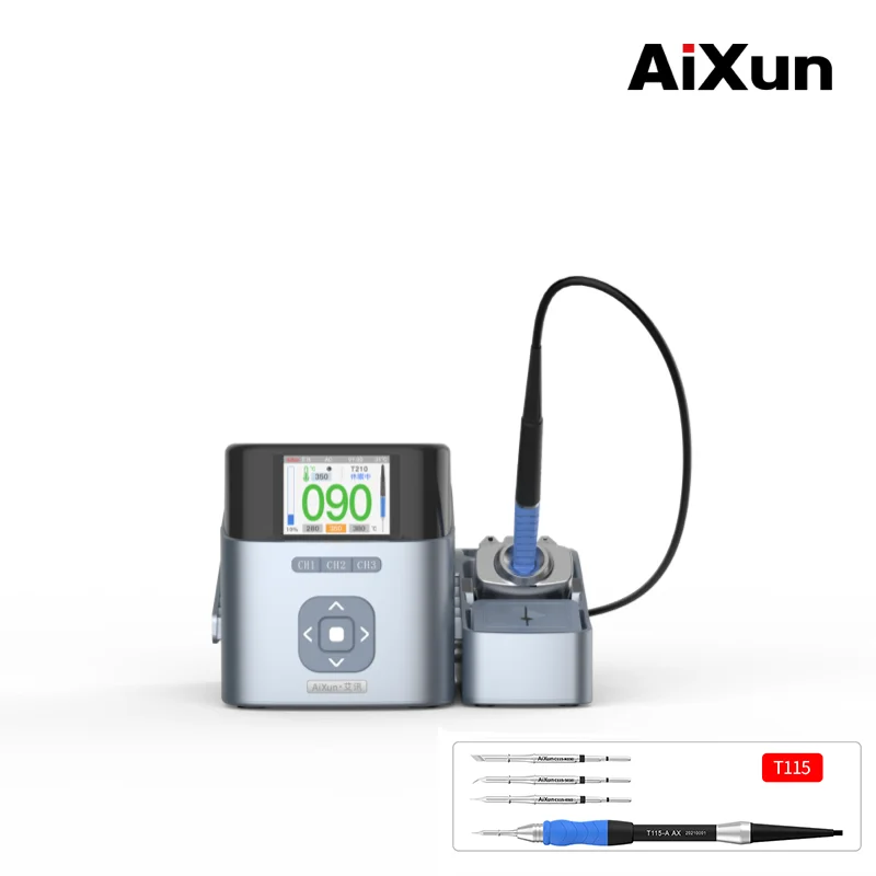 Aixun T420 Intelligent Single Soldering Station for PCB SMD Repair Live Soldering Iron T245/T210/T115 Handle Soldering sets BGA
Aixun T420 Intelligent Single Soldering Station for PCB SMD Repair Live Soldering Iron T245/T210/T115 Handle Soldering sets BGA