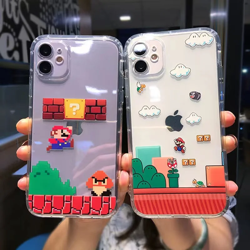 Прозрачный чехол для телефона с мультипликационной игрой Super Marios Bros для iPhone 14 13 12 11 Pro Max Mini XR XS MAX 8X7 SE 2020, задняя крышка
Прозрачный чехол для телефона с мультипликационной игрой Super Marios Bros для iPhone 14 13 12 11 Pro Max Mini XR XS MAX 8X7 SE 2020, задняя крышка