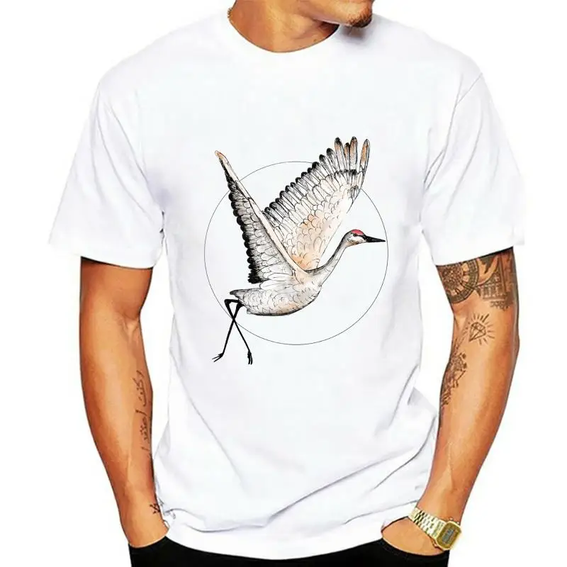 Men t-shirt Flying Sandhill Crane Illustration Crane Bird Drawing Flying Crane Art Print tshirt Women t shirt
Men t-shirt Flying Sandhill Crane Illustration Crane Bird Drawing Flying Crane Art Print tshirt Women t shirt