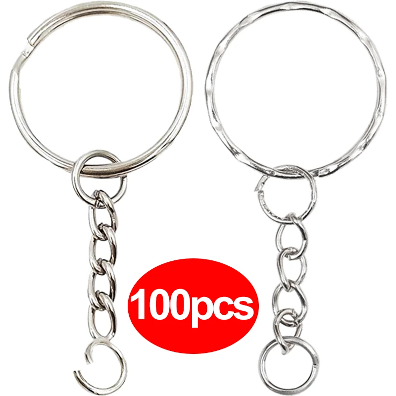 100pcs Metal Blank Keyring Keychain Split Rings Keyfob Key Rings Lobster Clasp Key Chain Key Pendant Ring Stainless Steel Rings
100pcs Metal Blank Keyring Keychain Split Rings Keyfob Key Rings Lobster Clasp Key Chain Key Pendant Ring Stainless Steel Rings