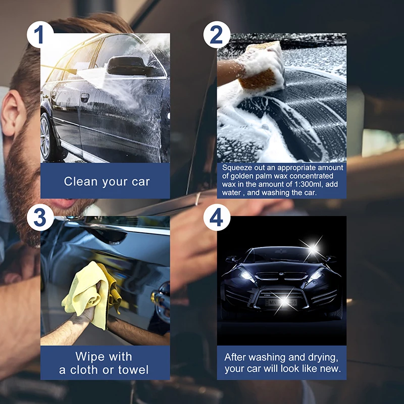 Воск Для Мойки автомобиля Golden Carnauba, 3 в 1, 100 мл, Полировальная паста, гидрофобное быстрое покрытие
Воск Для Мойки автомобиля Golden Carnauba, 3 в 1, 100 мл, Полировальная паста, гидрофобное быстрое покрытие